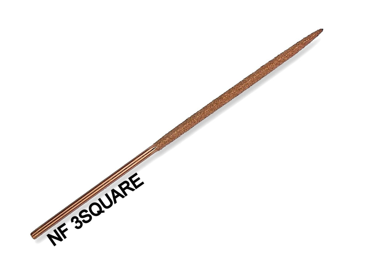 Needle File TRIANGLE 14cm NF-3SQUARE - Perma-Grit Tools Ltd