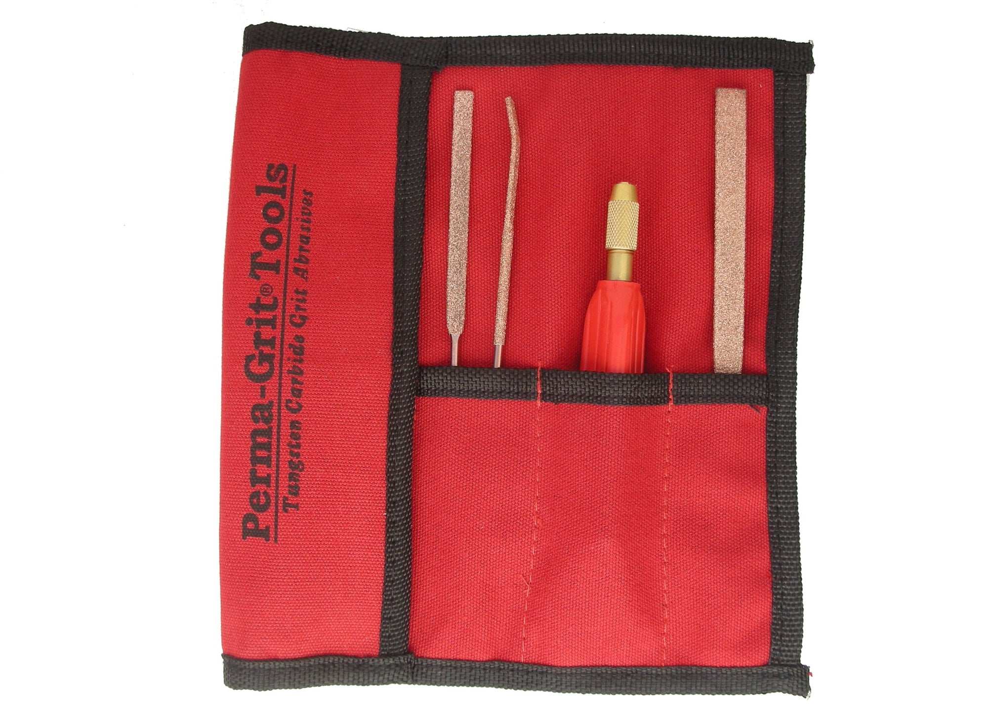 Red Canvas Tool WALLET for Needle & Riffler Files TR2